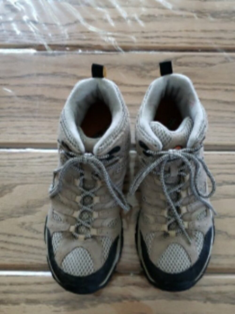Merrell Vibram Continuum Taupe Tan Hiking Boots Size 9